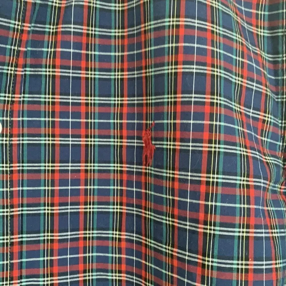 NWT Boys Plaid Ralph Lauren Button Down